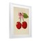 Stupell Industries Cherries with Pink Plaid Bow Framed Print Under Glass, design by Christine Simpson Art